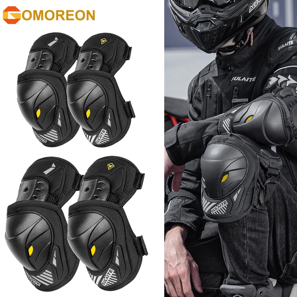 Mountain Biking Elbow Pads - GOMOREON 1 Par de Protectores de