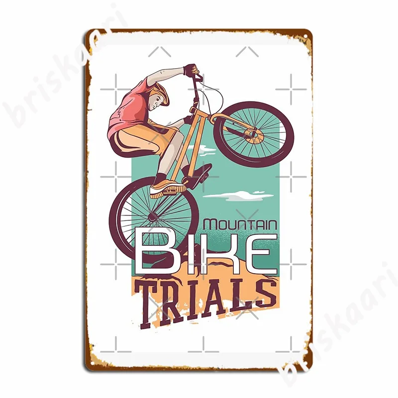 Póster de placa de Metal para  - Mountain Biking Europe reseña y precio