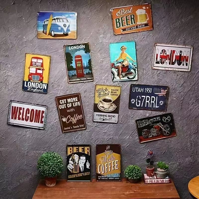 Letrero de metal HD, decoració - Mountain Biking Europe reseña y precio