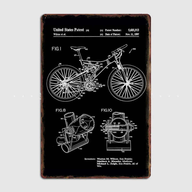 Letrero Metálico Retro Blanco  - Mountain Biking Europe reseña y precio